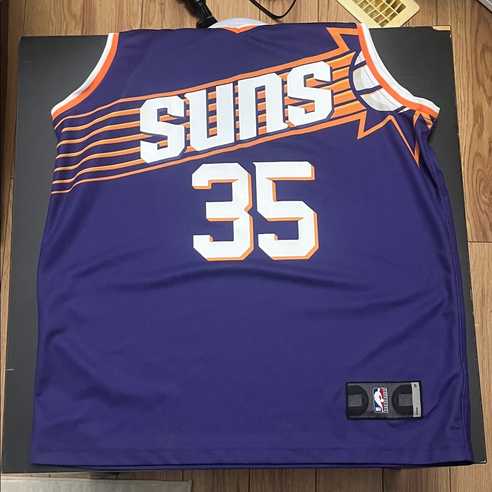 Fanatics Purple and Orange Basketball Jersey